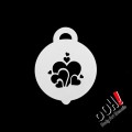 Ooh Stencils P13 - Pochoir Heart Emblem Petite